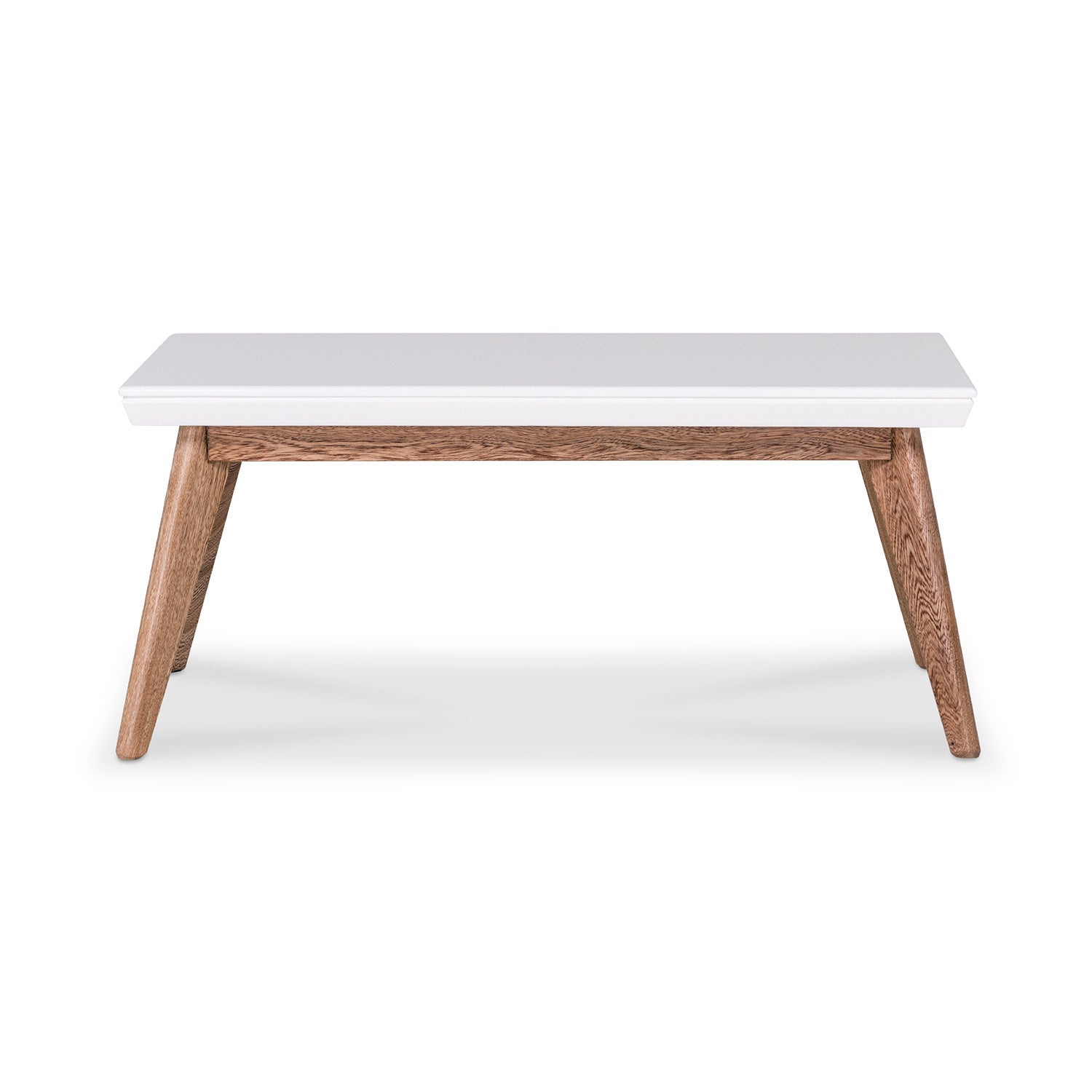 Mesa De Centro 80X45 Lee Blanco/Natural