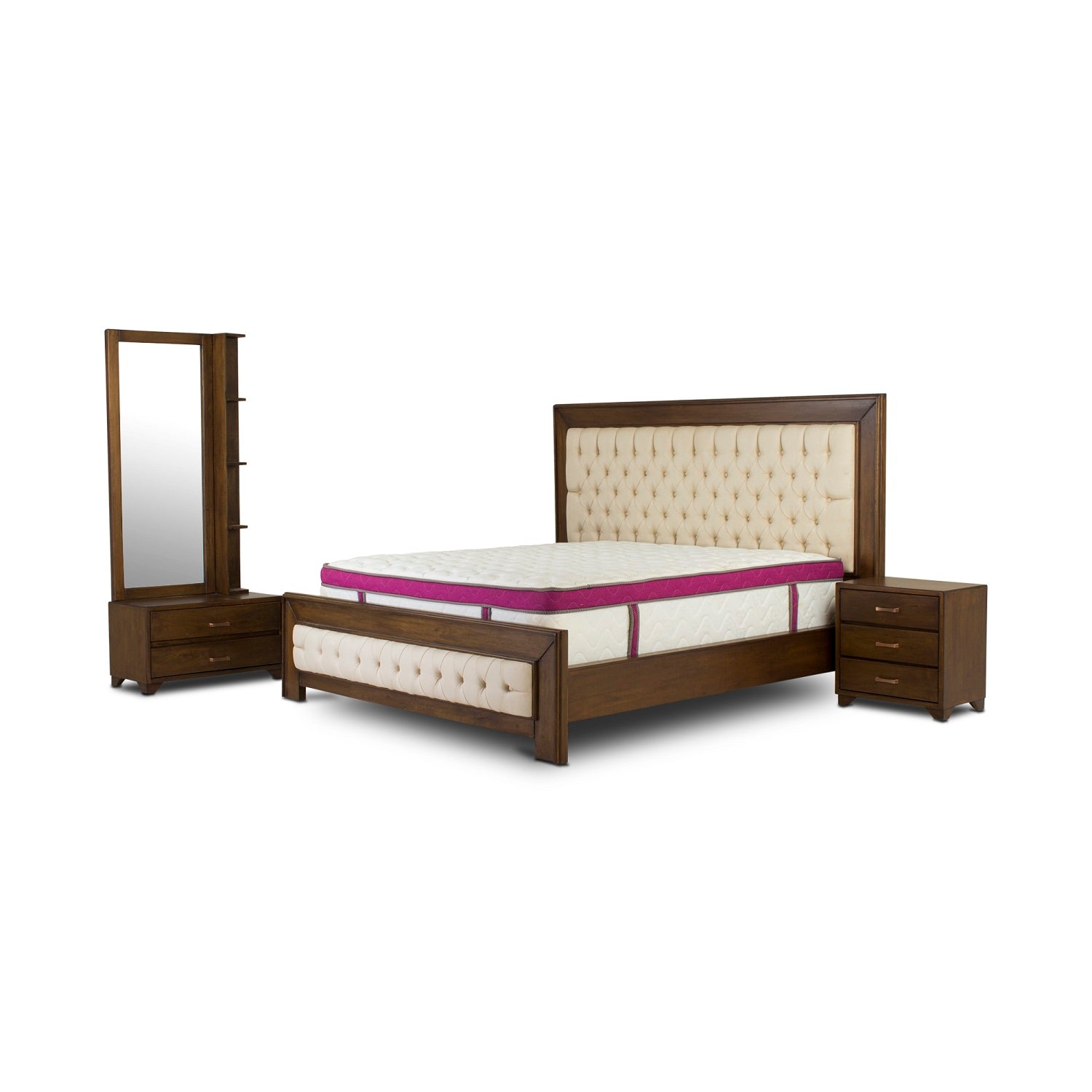 Alcoba Doble 2.00 Ferro Natura Osc/Beig