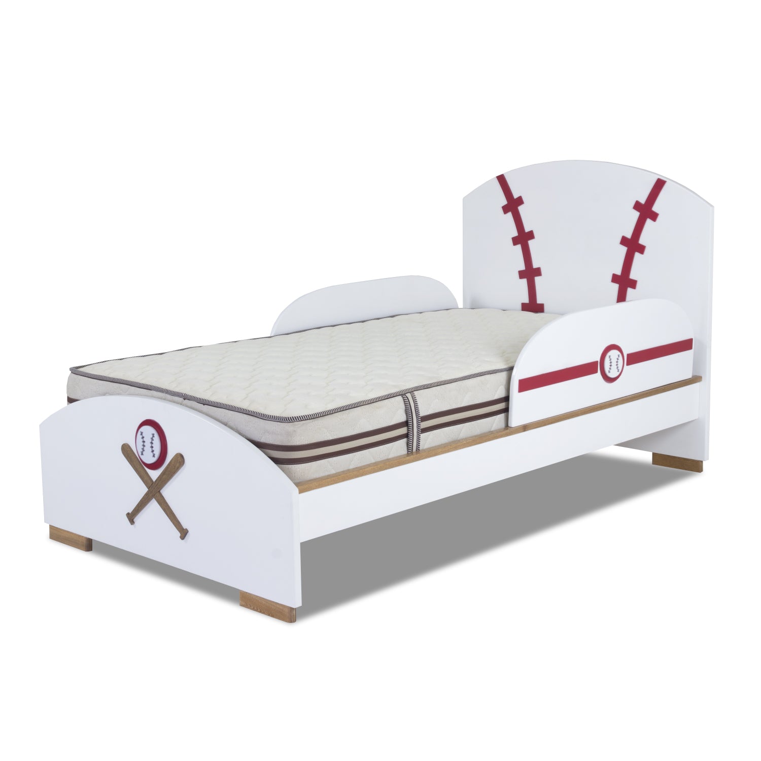 Cama Inf Basic 1.00 Beisbol Bc/Nat/Rojo